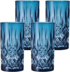 Nachtmann Noblesse Longdrinkgläser vintage blue 4er Set