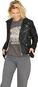 Jack & Jones Calvin Biker Jjxx Lederjacke Schwarz XS Frau Schwarz XS Jack & Jones Calvin Biker Jjxx Lederjacke Schwarz XS Frau Schwarz XS