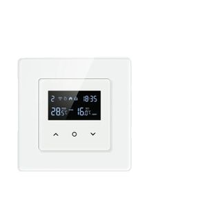 Intelligenter Thermostat, WiFi-Verbindung, Touchscreen-Steuerung, 16A WiFi Elektroheizung-Weiß