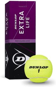 DUNLOP SPORTS Extra Life 3er Pack Tennisbälle One Size