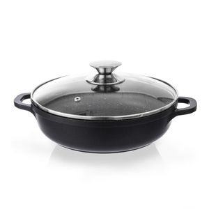 ORION Pfanne Bratpfanne  GRANIT Schmortopf Schmorpfann 24cm GRANIT Gas Induktion