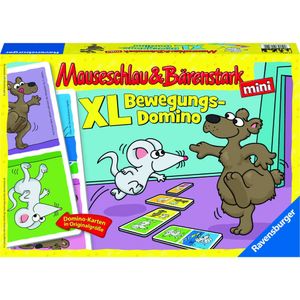 Myš chytrá a medvěd silný XL pohybové domino Ravensburger 21354