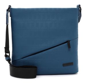 Tamaris Damen Umhängetasche Handtasche Ornament Design Jella 32030 , Farbe:Blau