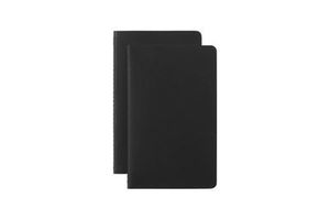 Moleskine Smart Cahier Journal, Large, Ruled, Black, Soft Cover (5 x 8.25)