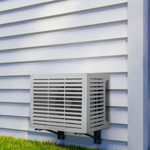 Klimaanlagenabdeckung für LINEAR M Klimaanlage Weiß in Aluminium L86 x T44 x H68 cm