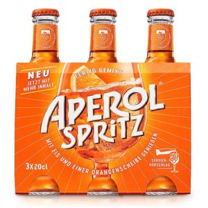 Aperol Spritz Das Original in der Kleinflasche Premix 3x200ml
