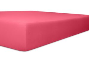 Kneer - Spannbetttuch - * Qualität 22  Vario-Stretch * - Farbe:  20 Pink - Größe: 90/190 - 100/200 cm