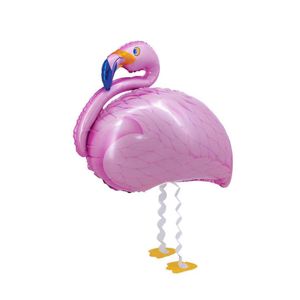 Folienballon Airwalker Flamingo, ca. 95 x 50 cm