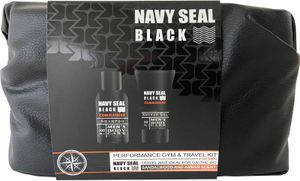Navy Seal No. 9 - Bade- und Pflegeset Men' s Body Care (2-teilig) von Raphael Rosalee Cosmetics - Bade-Geschenkset für Herren mit Kulturtasche, Shampoo und Duschgel