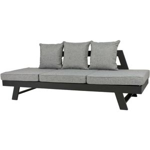 Funktionssofa DONNA Gartenmöbel Liege Sofa Couch + Sitzauflagen Rückenkissen