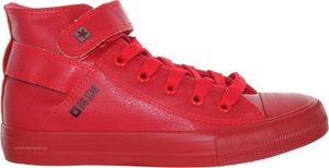 Big Star Damen Turnschuhe aus rotem Leder 36 Big Star Damen Turnschuhe aus rotem Leder 36