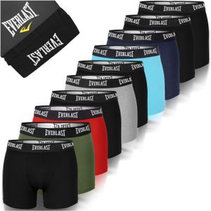 Everlast Boxerky pánské 10 Pack M Bavlna Fit prodyšné spodní prádlo Spodní prádlo pánské Pánské šortky, M