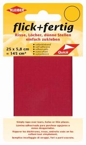 KLEIBER Reparatur-Set Flick + Fertig hellrot selbstklebend