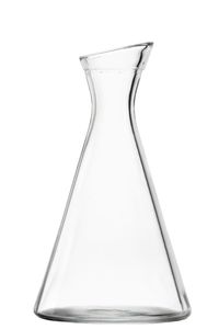 Wasserkaraffe, Glaskaraffe, Weinkaraffe - Pisa, 0,5L, Elegant & Vielseitig | Wasser, Wein, Limonade & mehr