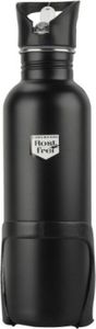 Fischer Edelstahl Trinkflasche schwarz matt 750ml