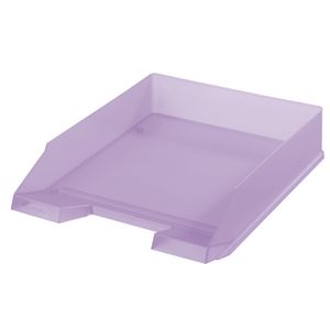 Herlitz Ablagekorb / Briefkorb / Briefablage / transluzent pastell flieder