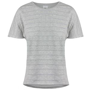 ONLY Damen T-Shirt onlCAPPY, Farbe:grau, Größe:M