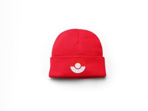 Dětská zimní čepice Pokeball ze série Pokemon Anime Manga Kids Beanie Winter má Pikachu