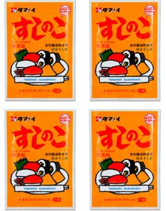 4er-Pack TANAMOI japanisches Reisessigpulver Sushinoko (4x 35g) | pulverisierter Sushi-Essig