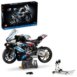 LEGO 42130 Technic BMW M 1000 RR Motorrad-Modell, Modellbausatz für Erwachsene, Set als Geschenk zum Basteln für Männer und Frauen, als Home- oder Büro-Deko