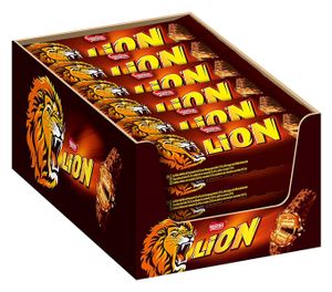 Nestle Lion Schokoladenriegel mit Karamell und Cerealien 42g 24er Pack