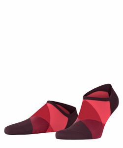 Burlington Herren Sneaker Socken, CLYDE - Rauten-Muster, Argyle, One Size, 40-46 Rot 40-46