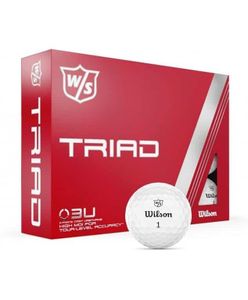 Wilson Staff Triad White Standard Golfové lopty