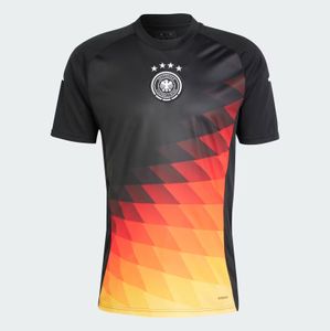 adidas Deutschland DFB EM 2024 Aufwärmtrikot Warm Up Jersey PreMatch black schwarz Größe M