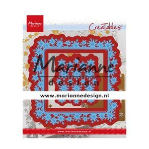 Marianne Design | Creatables Präge- und Stanzschablone Schneeflocken quadrat