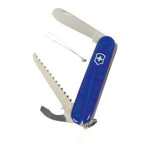 Victorinox Kindermesser mit 9 Funktionen in Blau transparent Mittelblau