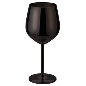 sada 4 sklenic na víno 550 ml Černý nerezový pohár na víno Měděné sklenice na červené víno Nerozbitné sklenice na víno