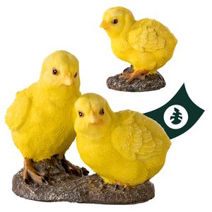 Hühner, Hähne, Küken Gartenfiguren - wetterfeste Huhn Deko für draußen, Gartenfigur:Küken