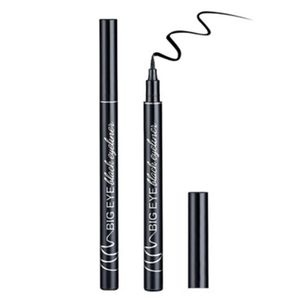 2x Eyeliner Quick Dry Waterproof Eyeliner Professional Liquid Hard Head Eyeliner Pen Long Lasting (Schwarz+Braun)