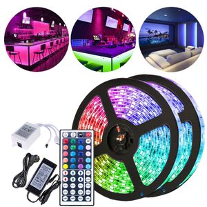 Yakimz 5M LED Streifen set , RGB LED Stripe 5050 SMD, LED Strip 30 LEDs, LED not wasserdicht(IP20), mit 44 Tasten Fernbedienung