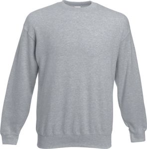 Fruit of the Loom 62-202-0 | Classic Set-in Sweatshirt | Pullover - Farbe: Heather Grey - Größe: XXL Fruit of the Loom 62-202-0 | Classic Set-in Sweatshirt | Pullover - Farbe: Heather Grey - Größe: XXL