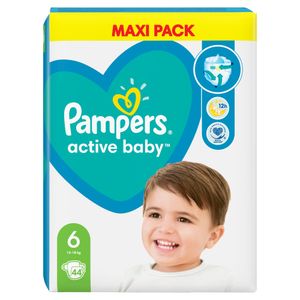 Pampers Zestaw pieluch Active Baby Maxi Pack 6 (13-18 kg); 44