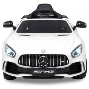 Kinder Elektroauto 12V - Mercedes GT-R AMG - 1 bis 5 Jahre - mit Fernbedienung - Weiß Kinder Elektroauto 12V - Mercedes GT-R AMG - 1 bis 5 Jahre - mit Fernbedienung - Weiß