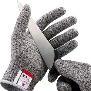 Schnittfeste Handschuhe Jolintek Schnittsichere Handschuhe für Kinder lebensmittelecht xs schnittschutzhandschuhe küche mit Hoher Schnittschutz der Leistungsstufe 5 für 8-12 Jährige Grau 