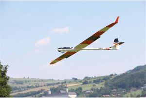 Robbe Calima, Radio-Controlled (RC) glider, Almost-Ready-to-Fly (ARTF), Schwarz, Orange, Weiß, Elektromotor, 4-5S 4000-5000 mAh LiXX, 4,3 m