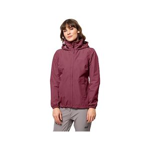 Kurtka przeciwdeszczowa Jack Wolfskin Stormy Point Ladies Bordeaux - rozmiar S