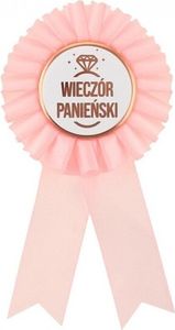 Kotylion Wieczór Panieński jasnoróżowy