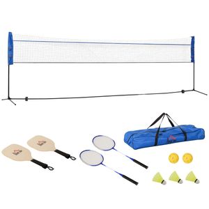 Badmintonnetz 6.1 x 0.76m Federball Netz Federballnetz Badminton Net 