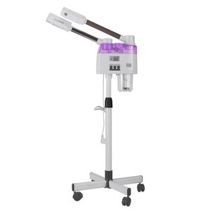 2IN1 Facial Steamer Double Tube Salon Ozone Hot & Cold Vapozon Facial Sauna Vaporiser SPA