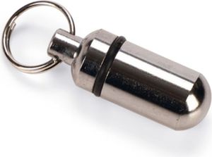 Karlie Adresstube de Luxe - Hundezubehör - Metall - Silber - 3,6 cm