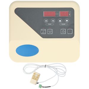 Regulátor teploty pre saunové kachle, LCD digitálny displej, externý regulátor s káblom sondy pre suché saunové kachle, 220 V Regulátor teploty pre saunové kachle, LCD digitálny displej, externý regulátor s káblom sondy pre suché saunové kachle, 220 V