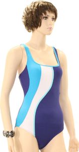 Elemar Badeanzug B-Cup blau/weiss/azur Gr. 34