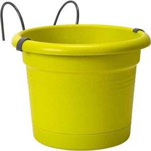 green basics balcony potholder all-in-1  lime grün