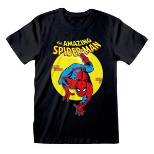 Spider-Man - T-Shirt für Herren HE445 (M) (Schwarz/Gelb/Rot)