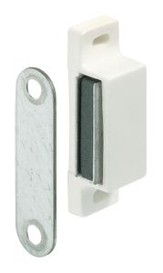 Magnetschnäpper weiß 4-5 kg stark Türmagnet Möbelmagnet Magnetverschluss Schrank möbel