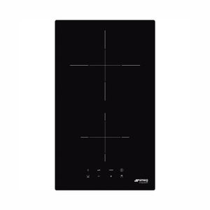 Smeg Universal SI2321D Einbaukochfeld / 30cm / Induktionskochfeld / 2 Brenner / schwarz